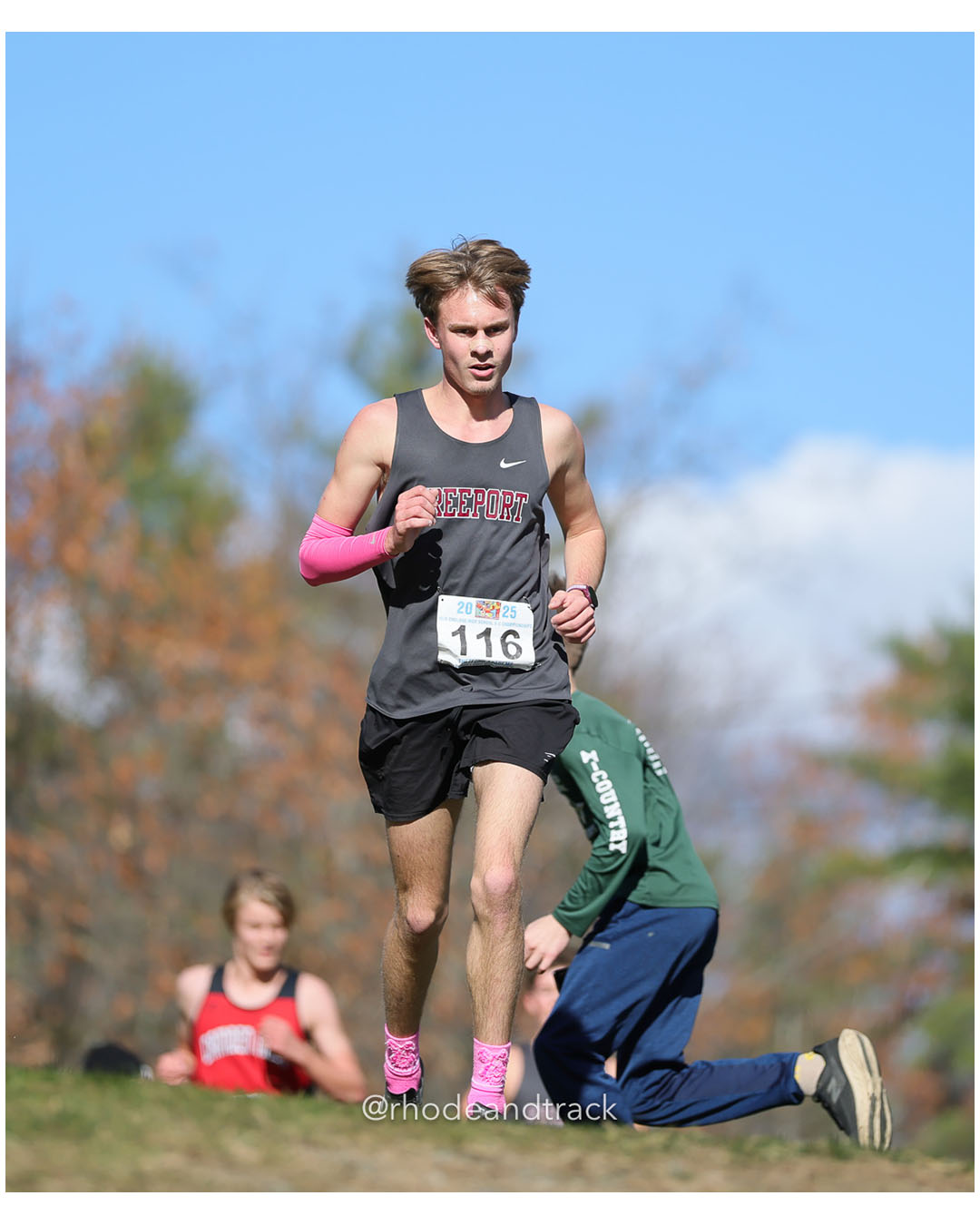 Gage Daigneault, Freeport High School, P248, 20:36.16 - New England Cross Country State Championship - Thetford Vt - November 8, 2025 File: ./dir-2-Boys-Championship/251108-2025-New England-Cross-Country-Championships-Thetford-VT-560-296A9328.jpg Gage Daigneault, Freeport High School, P248, 20:36.16 - New England Cross Country State Championship - Thetford Vt - November 8, 2025 – 202…